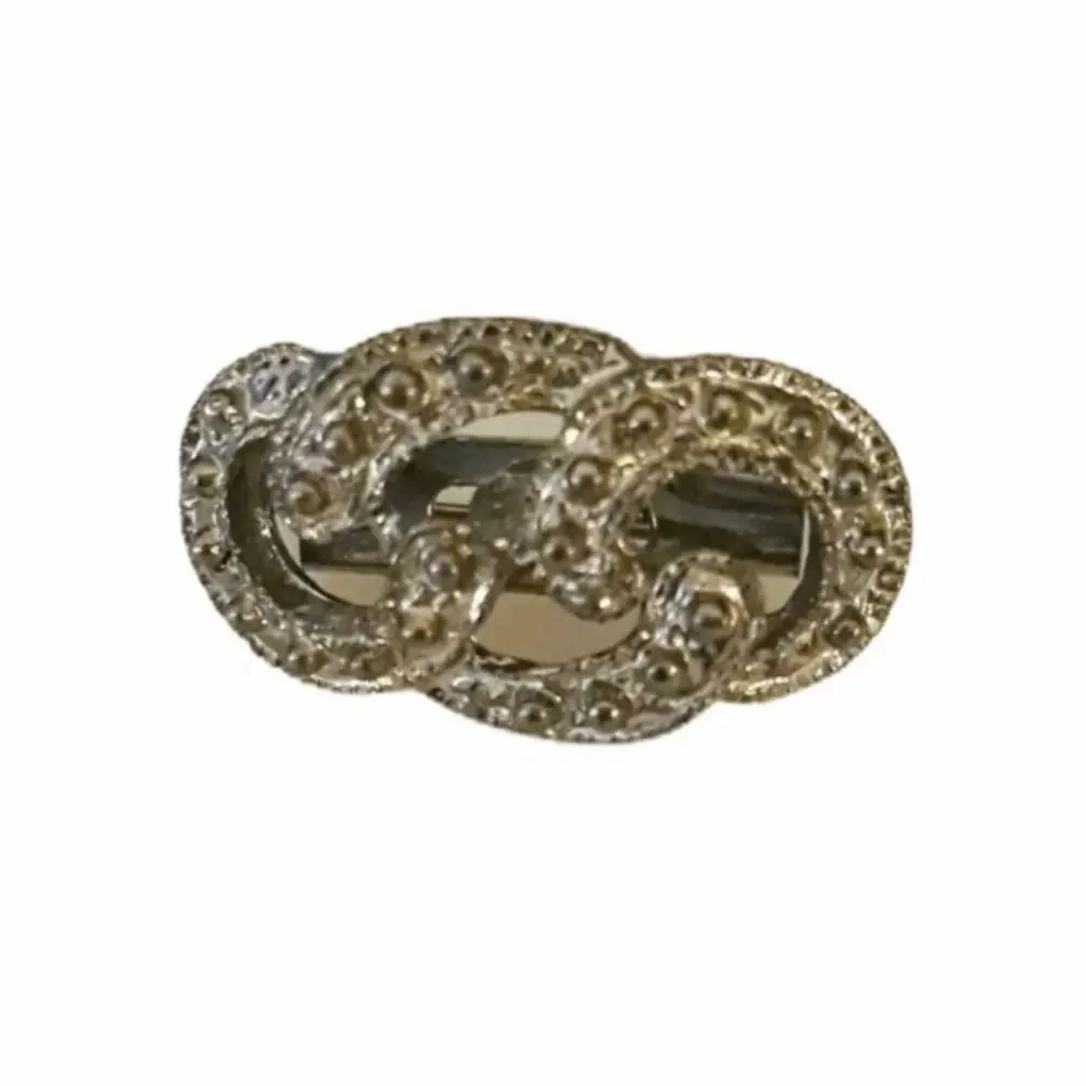 Vintage Silver Knot Lapel Pin Brooch